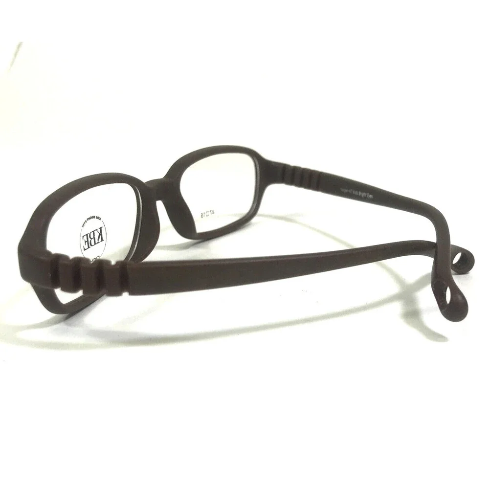 Kids Bright Eyes Eyeglasses Frames Harper 47 Matte Brown Rubberized 47-16-110
